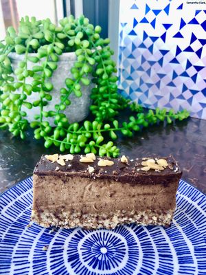 Raw snickers bar  at The Guillemot Kitchen Cafe in Bangor