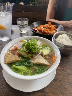 Huge noodle soup at Mr Hong in West End