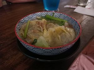 Vegan Wonton Soup at Mr Hong in West End