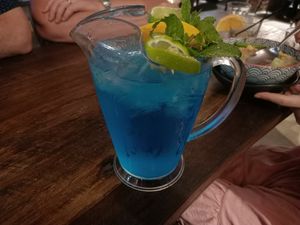 Blue Moon Cocktail at Mr Hong in West End