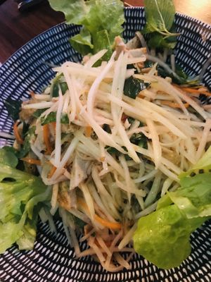 Papaya salad   at Mr Hong in West End