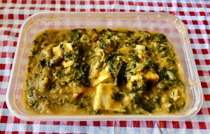 Tofu saag  at Yaks in Bangor