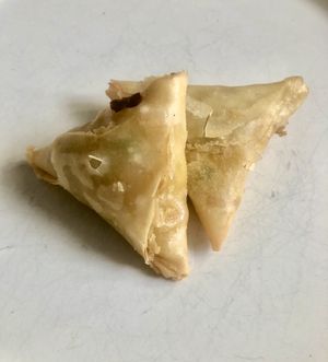 Samosas   at Yaks in Bangor