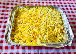 Pilau rice  at Yaks in Bangor