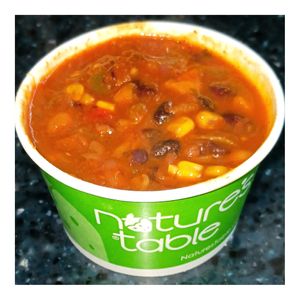 Vegetarian Chili at ATL - Nature's Table in Atlanta