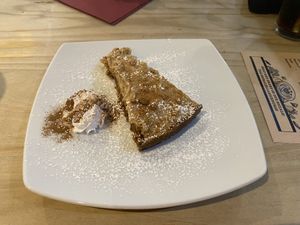 Biscoff Cheesecake at Sora Lella Roman Vegan Restaurant in Edinburgh