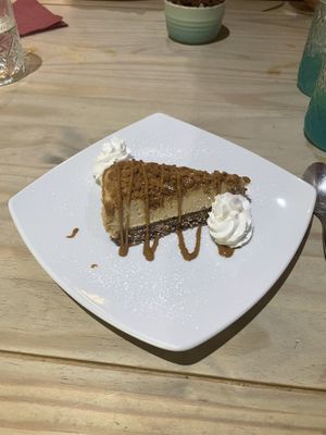 Biscoff cheesecake 😍 at Sora Lella Roman Vegan Restaurant in Edinburgh