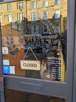 Hours have changed :( at Sora Lella Roman Vegan Restaurant in Edinburgh