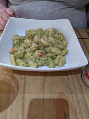 Gnocchi at Sora Lella Roman Vegan Restaurant in Edinburgh