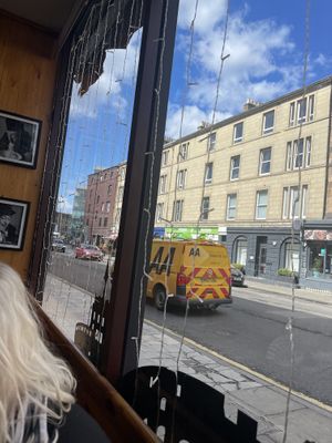 Street view   at Sora Lella Roman Vegan Restaurant in Edinburgh
