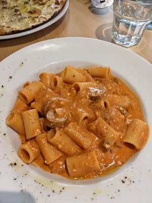 Pasta Zozzona at Sora Lella Roman Vegan Restaurant in Edinburgh