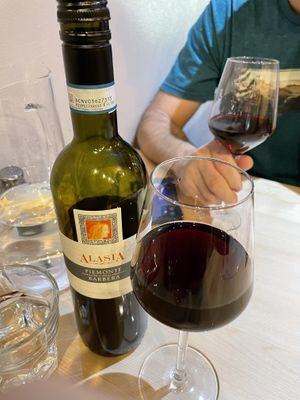 House red  at Sora Lella Roman Vegan Restaurant in Edinburgh