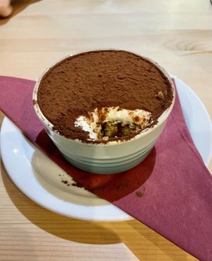 Tiramisu   at Sora Lella Roman Vegan Restaurant in Edinburgh
