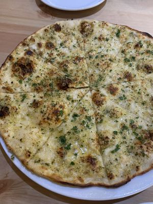 Garlic focaccia   at Sora Lella Roman Vegan Restaurant in Edinburgh