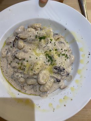Gnocchi Gorgonzola   at Sora Lella Roman Vegan Restaurant in Edinburgh