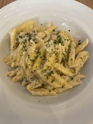 Four cheese and mushroom 😍  at Sora Lella Roman Vegan Restaurant in Edinburgh