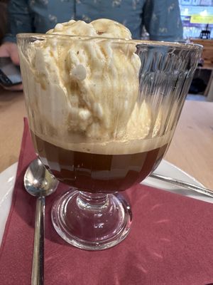 Affogato ❤️  at Sora Lella Roman Vegan Restaurant in Edinburgh