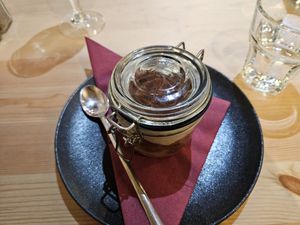 Tiramisu at Sora Lella Roman Vegan Restaurant in Edinburgh