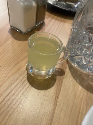 Limoncelloo  at Sora Lella Roman Vegan Restaurant in Edinburgh