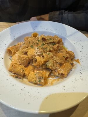 “Bacon, sausage and egg” mezze   at Sora Lella Roman Vegan Restaurant in Edinburgh