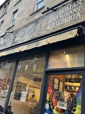   at Sora Lella Roman Vegan Restaurant in Edinburgh