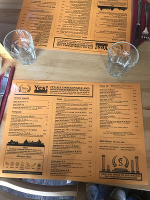   at Sora Lella Roman Vegan Restaurant in Edinburgh