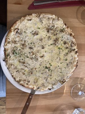 Quattro formaggi   at Sora Lella Roman Vegan Restaurant in Edinburgh