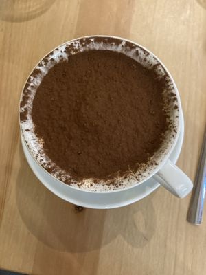 Tiramisu  at Sora Lella Roman Vegan Restaurant in Edinburgh