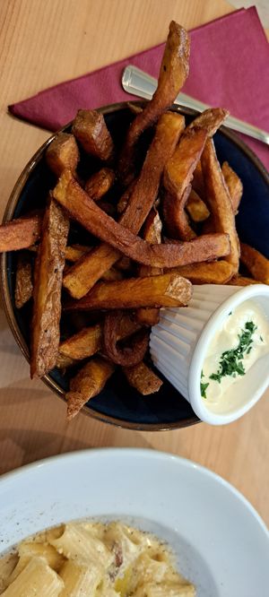 Pattatine Frite at Sora Lella Roman Vegan Restaurant in Edinburgh