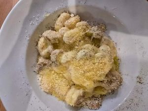 Gnocchi Salsiccia E Crema Tartufata at Sora Lella Roman Vegan Restaurant in Edinburgh