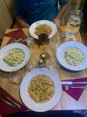 Penne a la vodka & gnocchi  #Veganuary at Sora Lella Roman Vegan Restaurant in Edinburgh