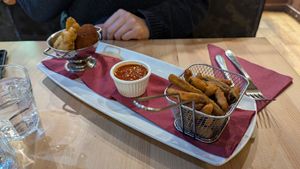 Christmas menu at Sora Lella Roman Vegan Restaurant in Edinburgh