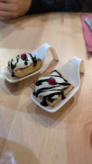 Christmas menu at Sora Lella Roman Vegan Restaurant in Edinburgh