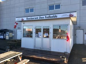 The hotdog stand/grill bar. at Restaurant Den Fodkolde in Aalborg