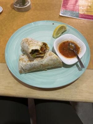 Nacho mama burrito (no cheese or cream)  at Nachō Mama Burrito House in Fes