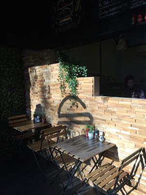 Simple but effective for fast food or dine in.  at Freaking Vegan in Haarlem