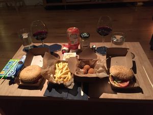 Take away vegan feast!  at Freaking Vegan in Haarlem