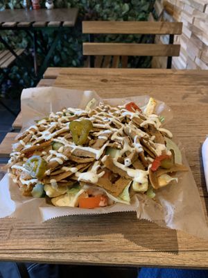 Even naar de kapper🤣 at Freaking Vegan in Haarlem