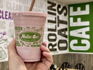 Yummy smoothies  at Rollin' Oats Market and Cafe in St Petersburg