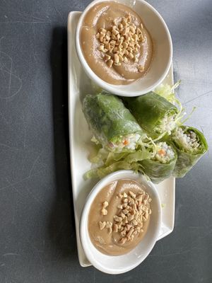 Veggie summer rolls  at Pho - Ealing in West London