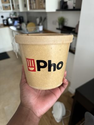 packaging  at Pho - Ealing in West London
