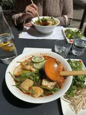 Spicy Green & Super Green Noodle Bowls  at Pho - Ealing in West London