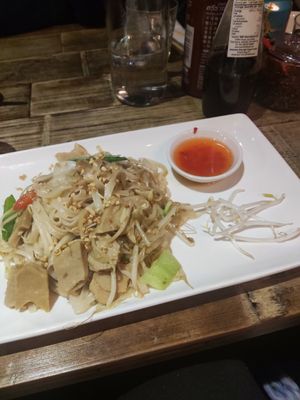 Chicken noodles at Pho in Manchester