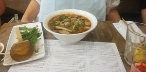 Vietnamese noodle soup at Pho in Manchester