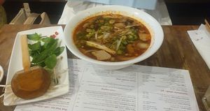 Vietnamese noodle soup at Pho in Manchester