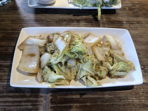 Wok fried greens  at Pho in Portsmouth