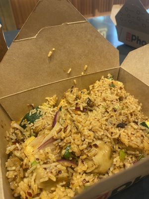 THIS isn’t Chicken wok fried rice   at Pho - White City in West London
