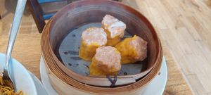 SIU mai at Ruyi Vegetarian House  in Manchester