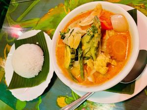 Red curry at Thai Brasil in Paraty