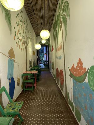 Entrance. Restaurant in the back at Thai Brasil in Paraty